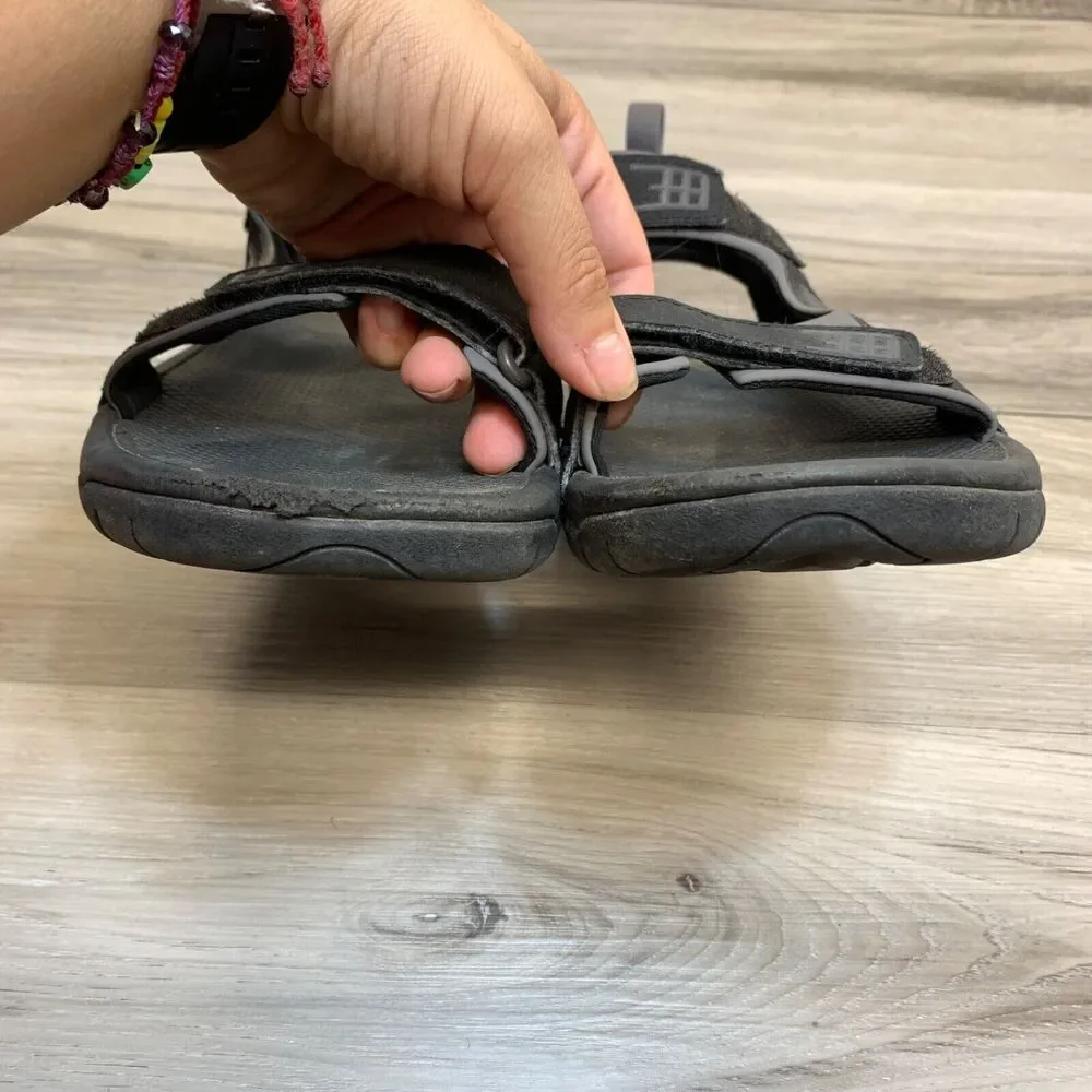 Teva Mens 4289 Outdoor Hiking Hook‎ & loop Sandals Shoes Size 8 Black Minam